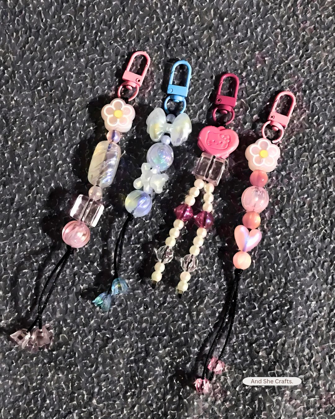 A handcrafted charm crafted by And She Crafts