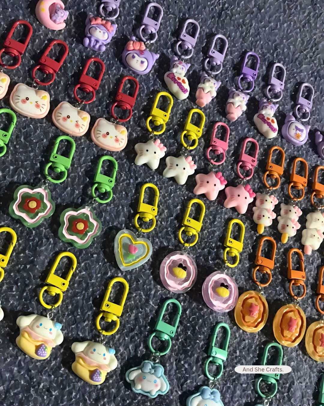 A handcrafted charm crafted by And She Crafts